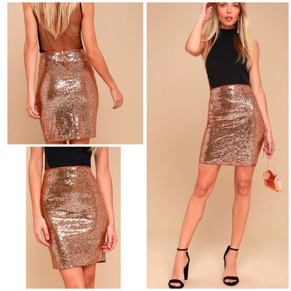 Lulus Dresses & Skirts - NWT Lulu’s Dancing 'til Daylight Sequin Skirt S